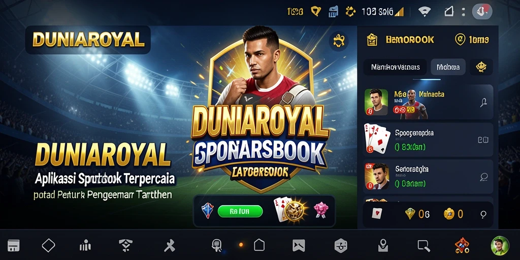 Tangkapan layar utama DUNIAROYAL menunjukkan pengalaman taruhan yang seru.