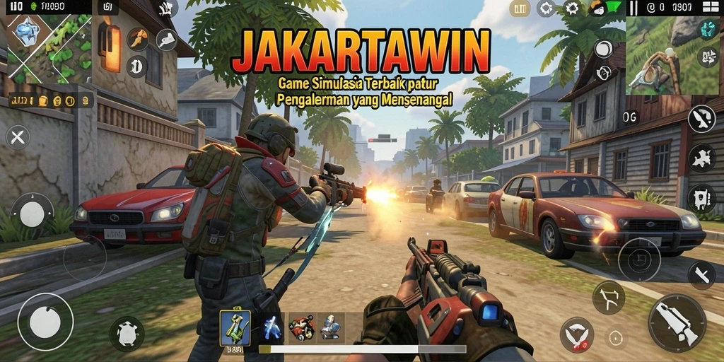 Gameplay seru dalam JAKARTAWIN, penuh tantangan dan keseruan.