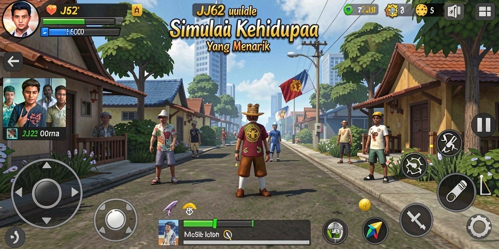 Tampilan gameplay JJ62 yang menakjubkan dan interaktif.