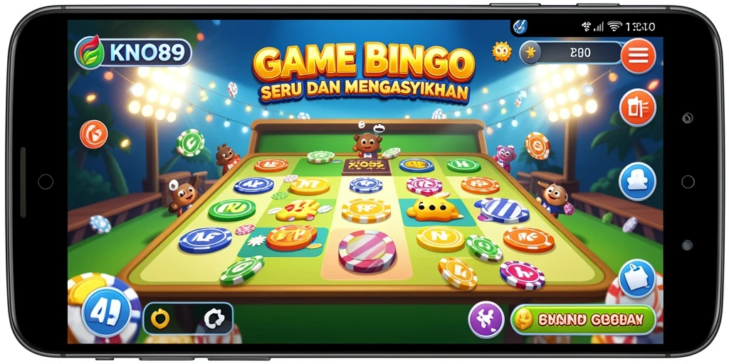 Tampilan gameplay seru permainan Bingo yang menantang.