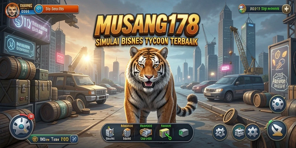 Tampilan menarik dari gameplay Tycoon MUSANG178 yang menyenangkan.