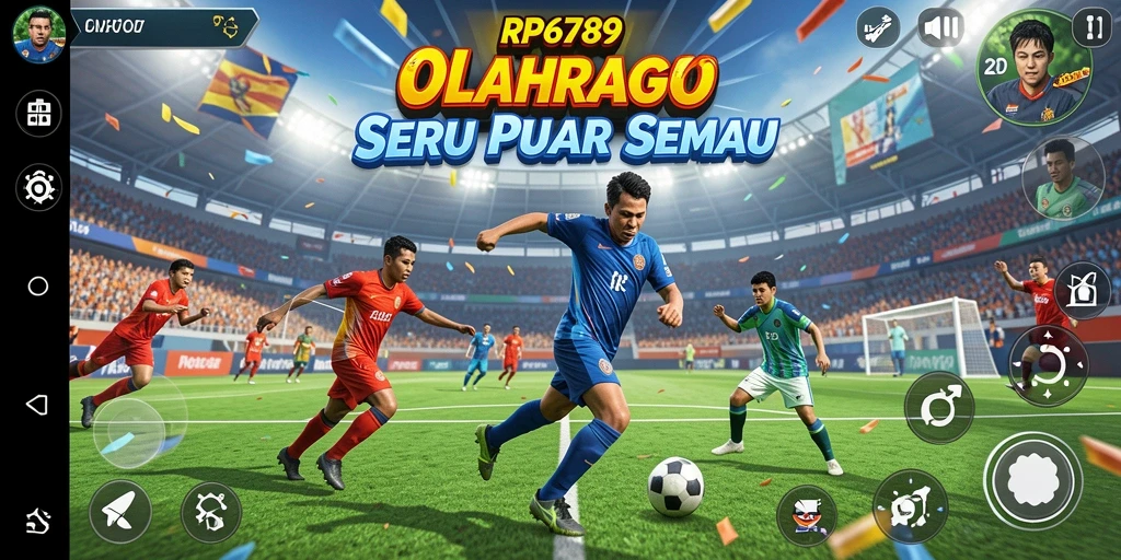 Tangkapan layar gameplay RP6789 yang menarik di arena olahraga digital.