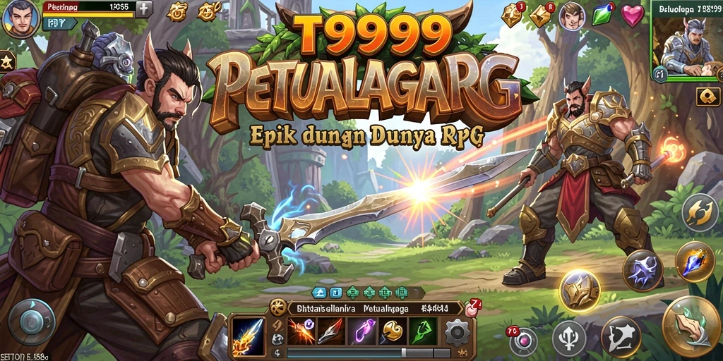 Gameplay T9999 yang memikat dalam dunia RPG.