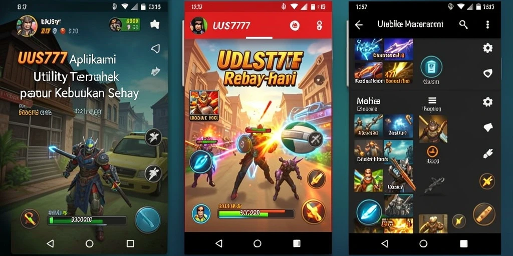 Screenshot UUS777 menunjukkan tampilan antarmuka yang intuitif dan fitur lengkap.