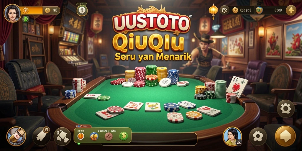 Tampilan screenshot UUSTOTO yang menunjukkan gameplay seru QiuQiu.