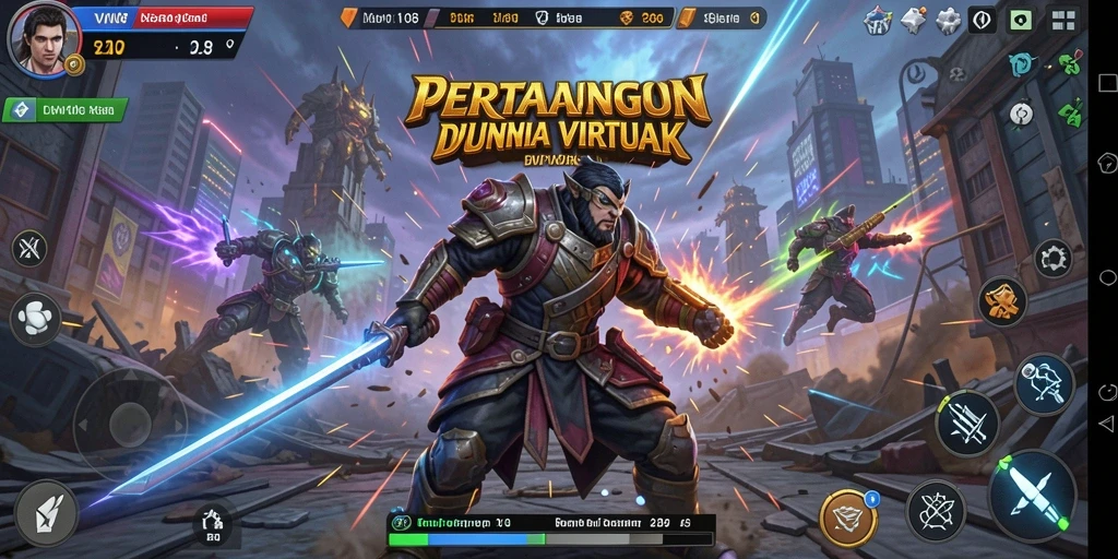 Tampilan penuh aksi dari gameplay VW108 yang mendebarkan.